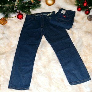 2 Pair Dickies Men's Denim Jeans Regular Straight Fit 34x30 Jeans